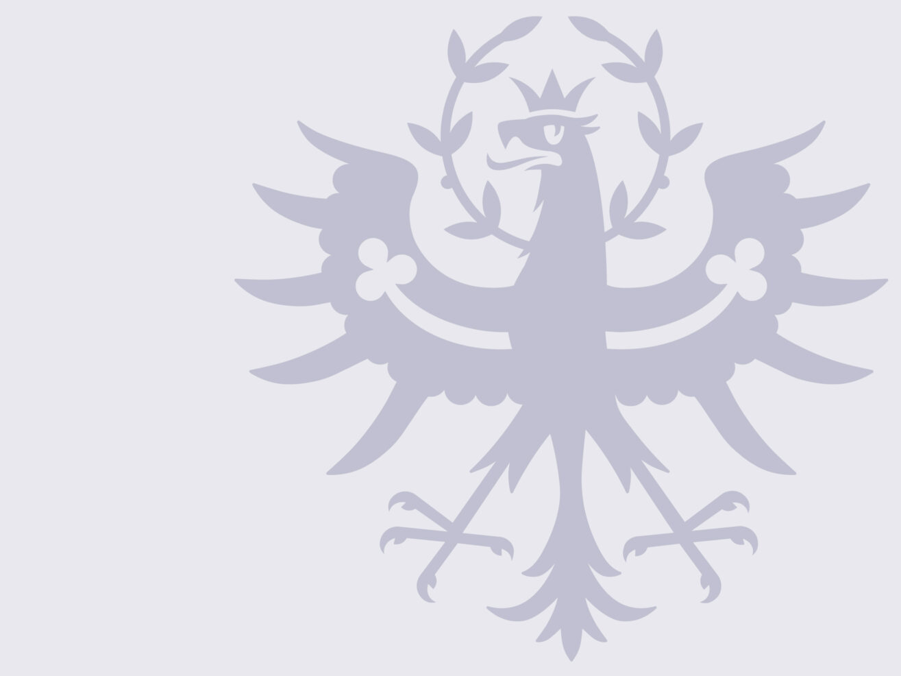 Das Adler-Logo der Hypo Tirol Landesbank in violett.